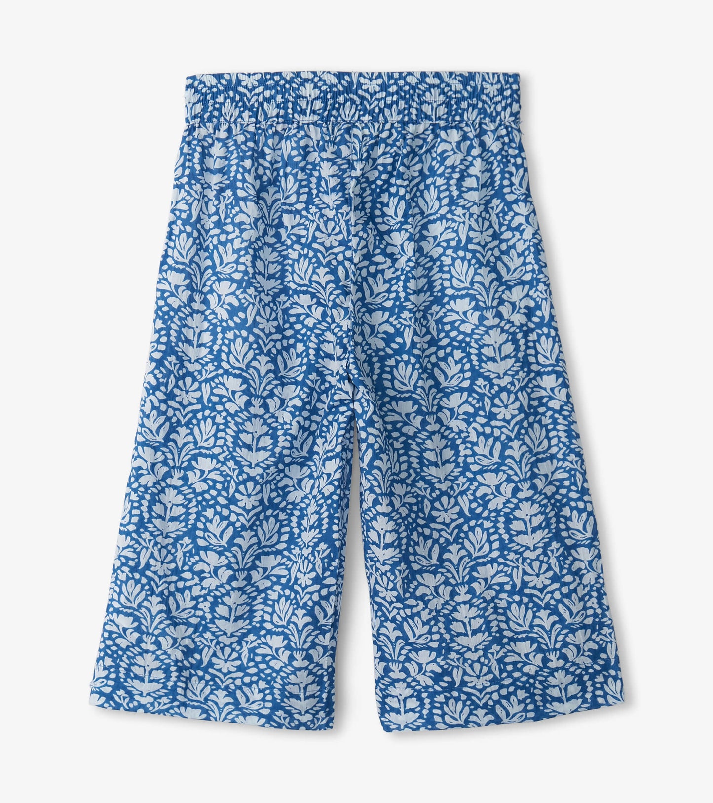 Girls Floral Shibori Cropped Culottes