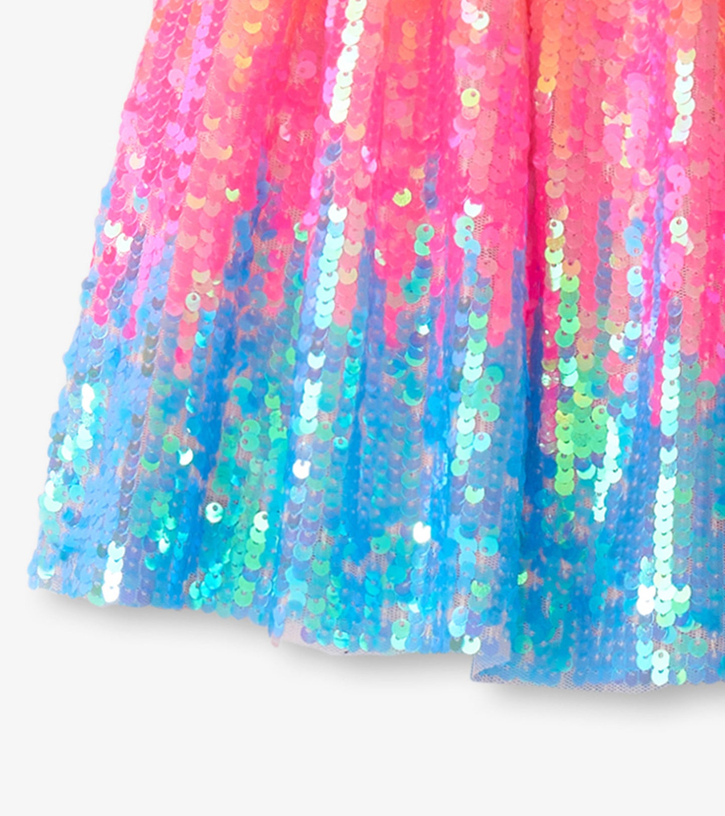 Girls Happy Sparkly Sequin Tulle Skirt