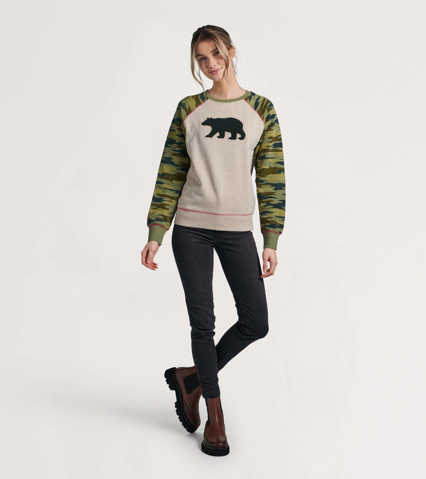 Camo Bear Women's Heritage Pullover Hoodie