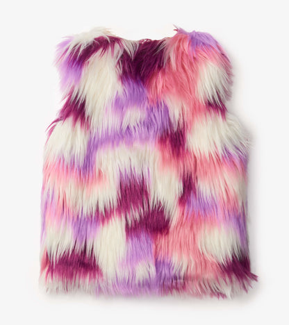 Girls Groovy Faux Fur Vest