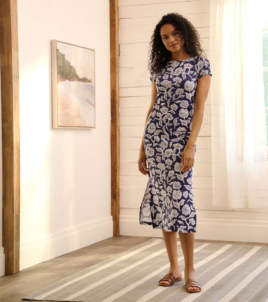 Sierra Midi Dress - Batik Floral