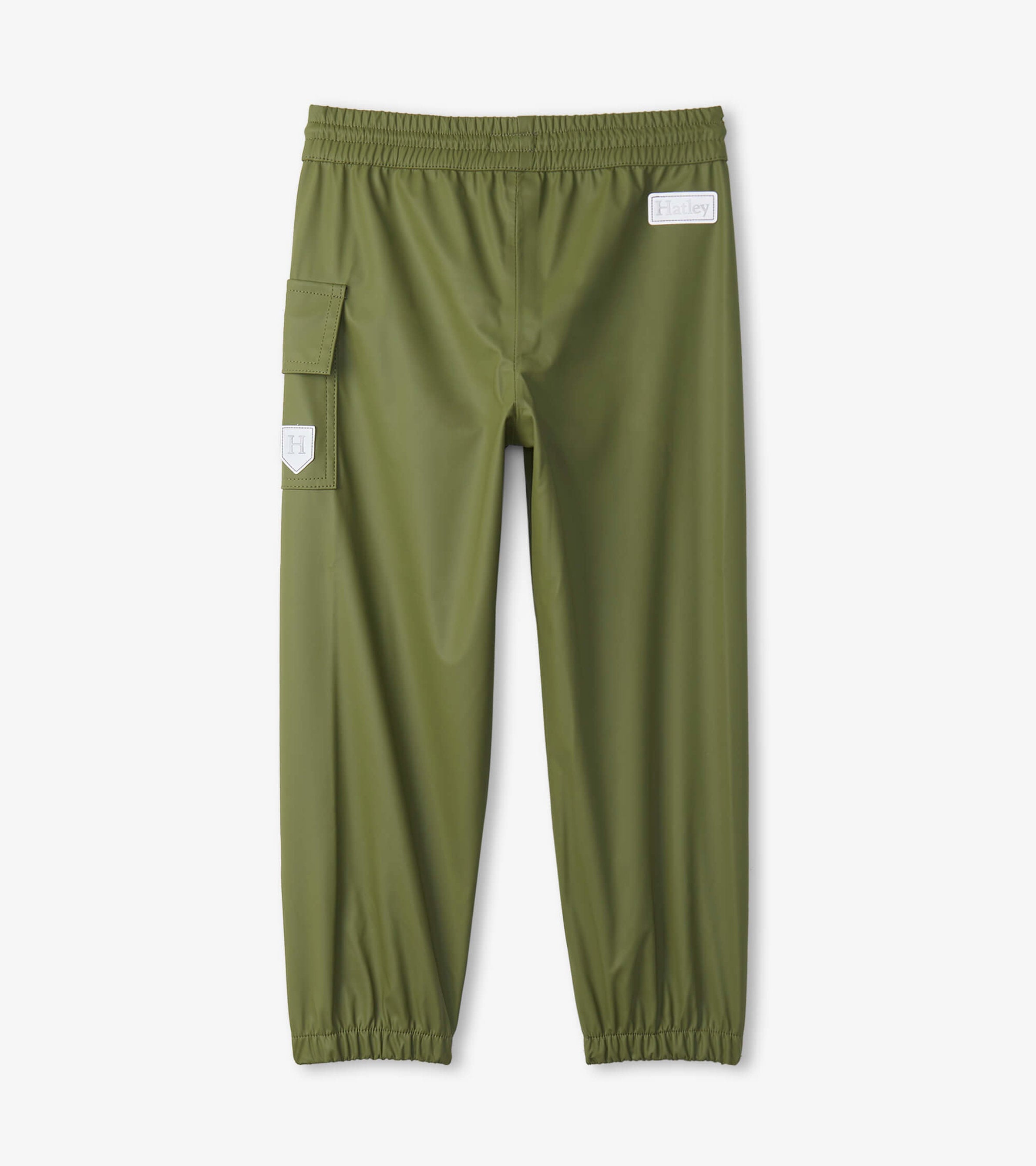 Forest Green Kids Rain Pants