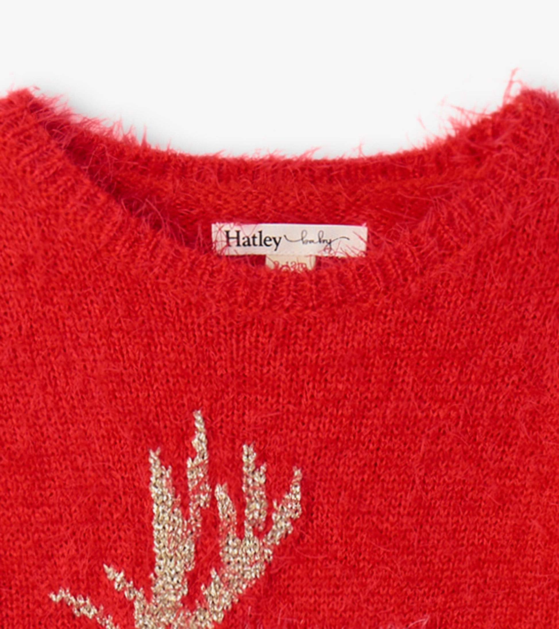 Christmas Reindeer Fuzzy Sweater Dress Christmas Reindeer Fuzzy Sweater Dress