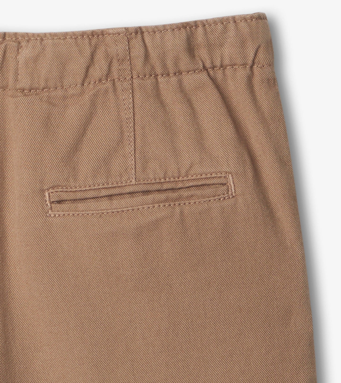 Boys Khaki Twill Shorts