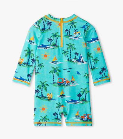 Baby Boys Vintage Holiday One-Piece Rashguard