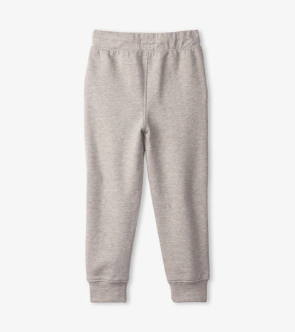 Boys Athletic Grey Slim Fit Joggers