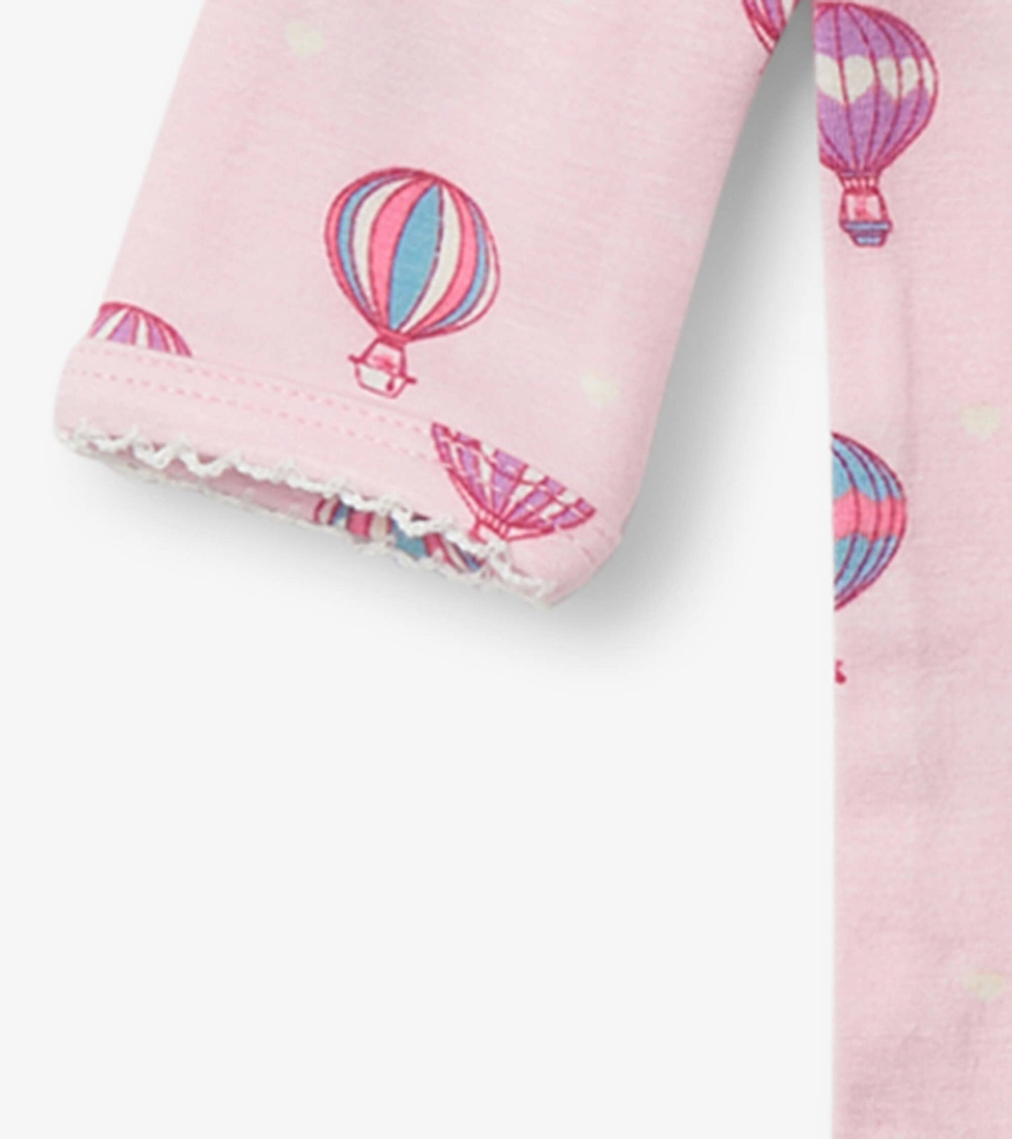 Hot Air Balloons Newborn Ruffle Footed Sleeper