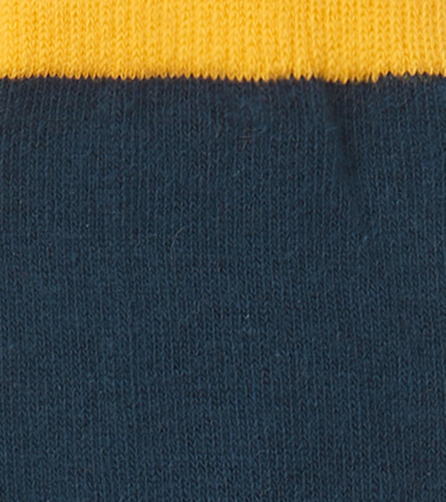 Kids Navy & Yellow Crew Socks