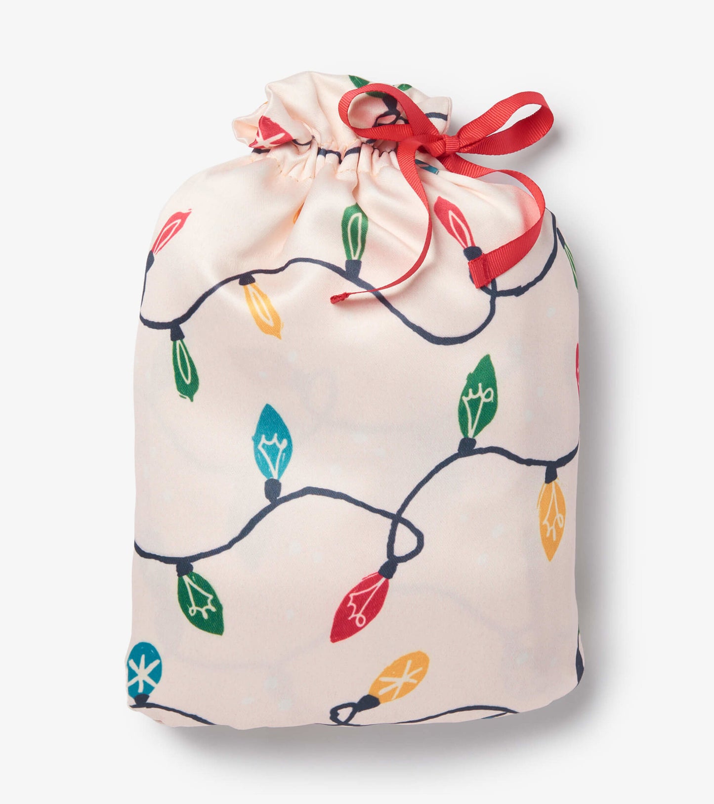 Holiday Lights Reusable Gift Bag Set