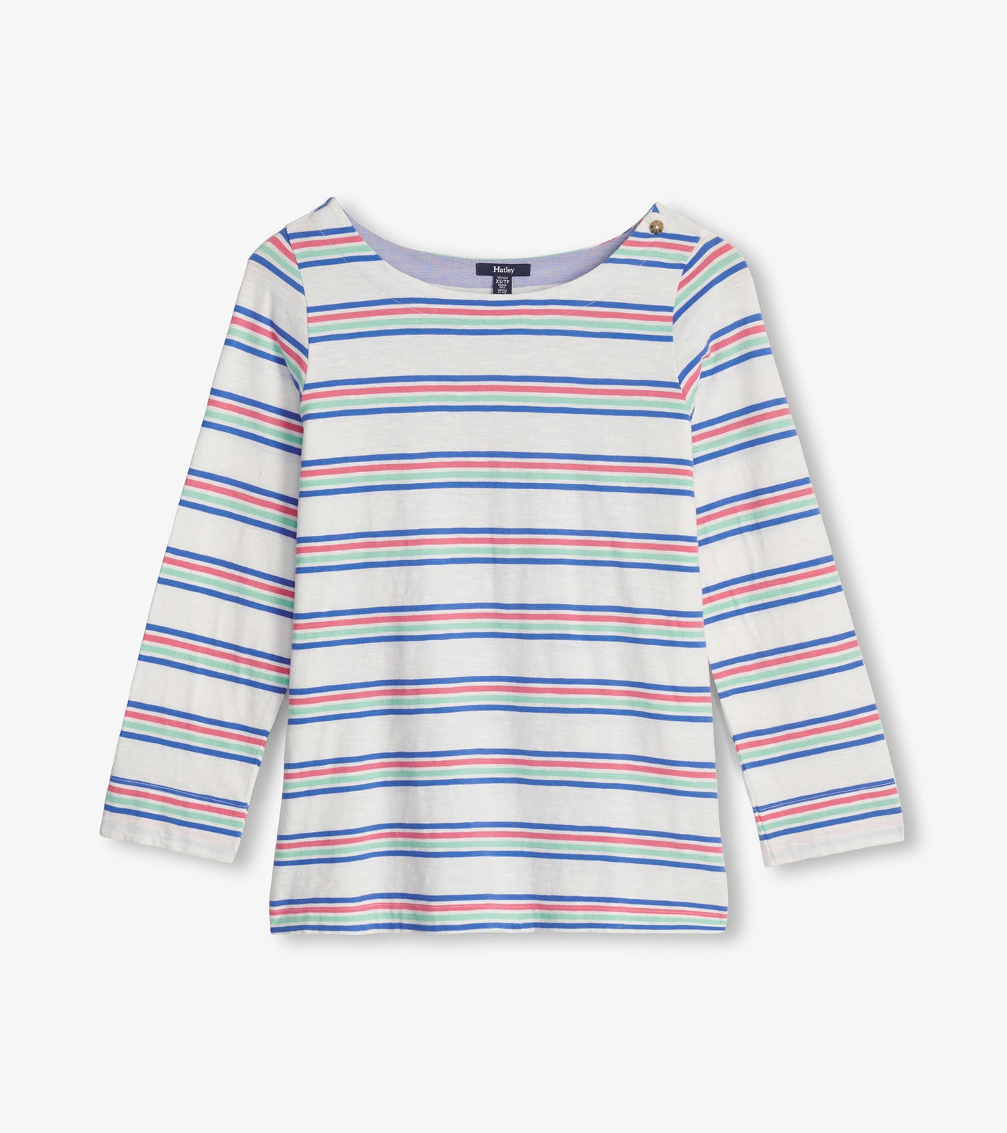 Button Breton - Seaside Stripes