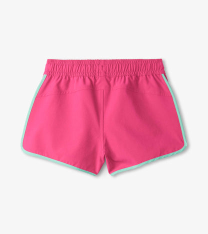 Girls Pink Quick Dry Shorts