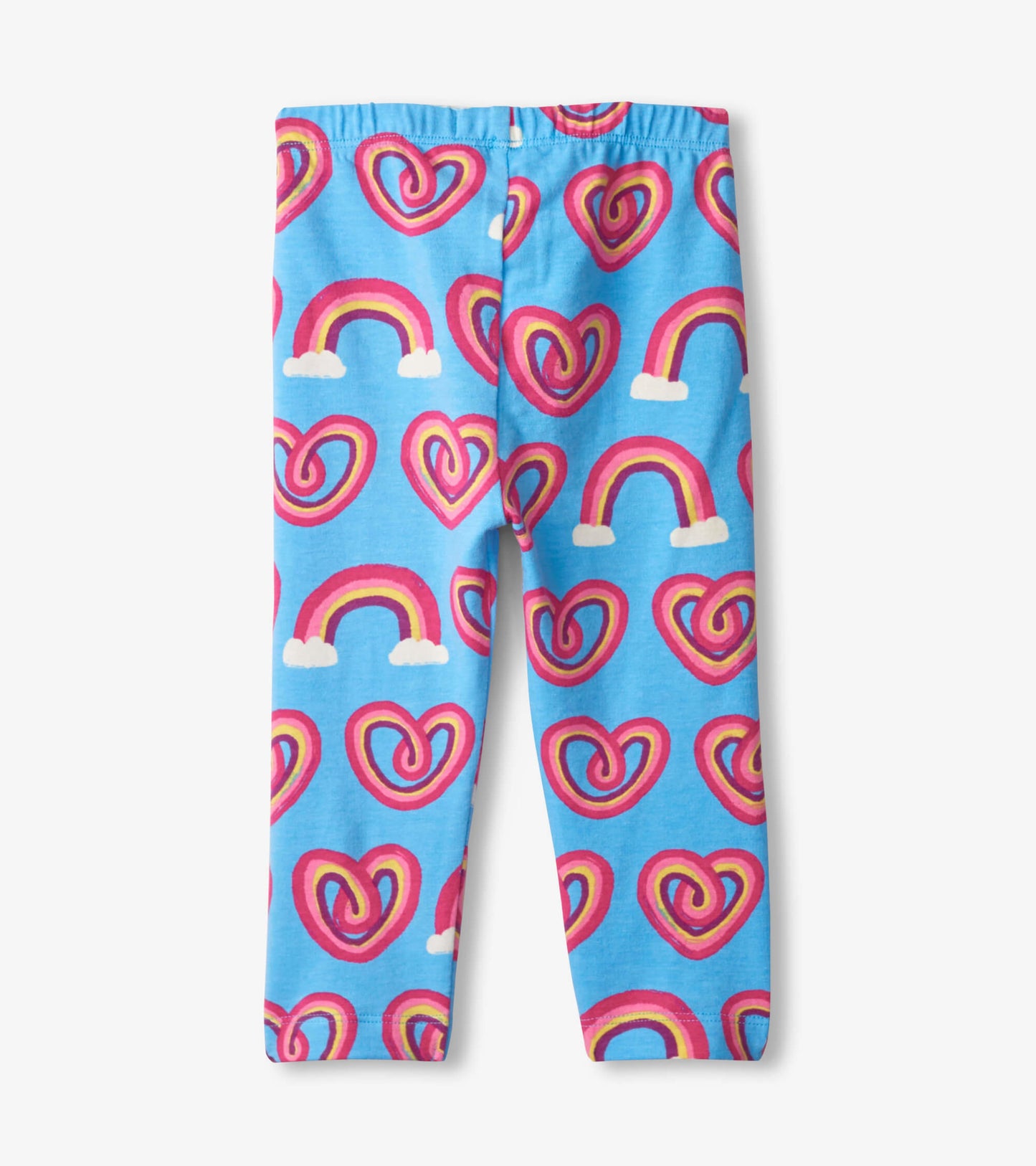 Twisty Rainbow Hearts Baby Leggings