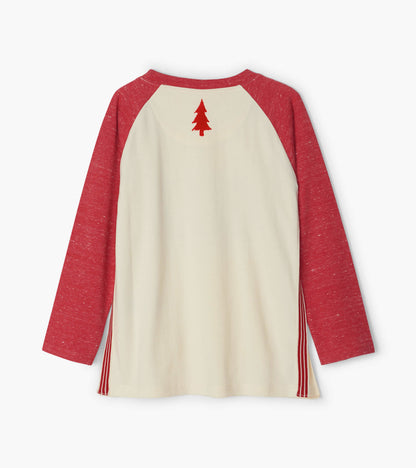 Red Bear Kids Heritage Long Sleeve Raglan Tee