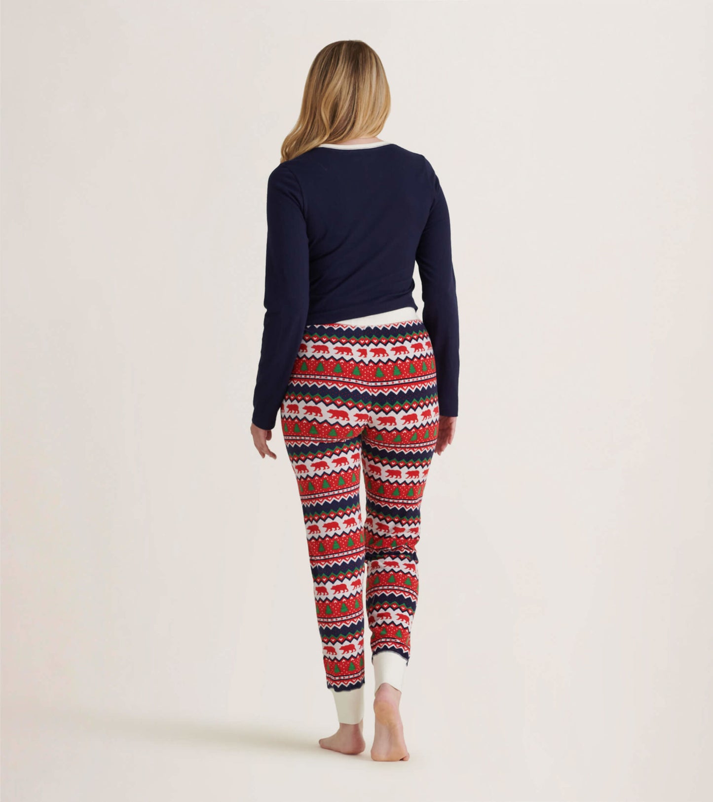 Women's Fair Isle Bear Sleep Leggings