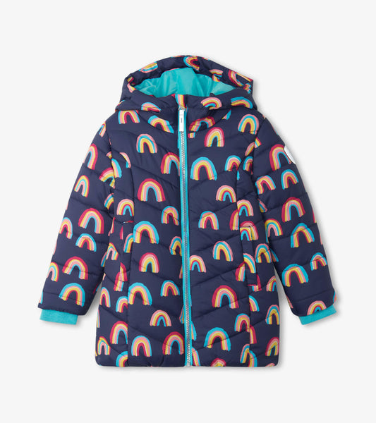 Vivid Rainbows Puffer Jacket