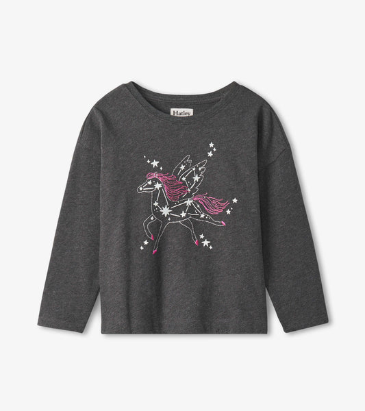 Pegasus Constellation Heavy Slub Long Sleeve Tee