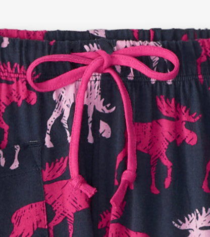 Raspberry Moose Women's Jersey Pajama Pants