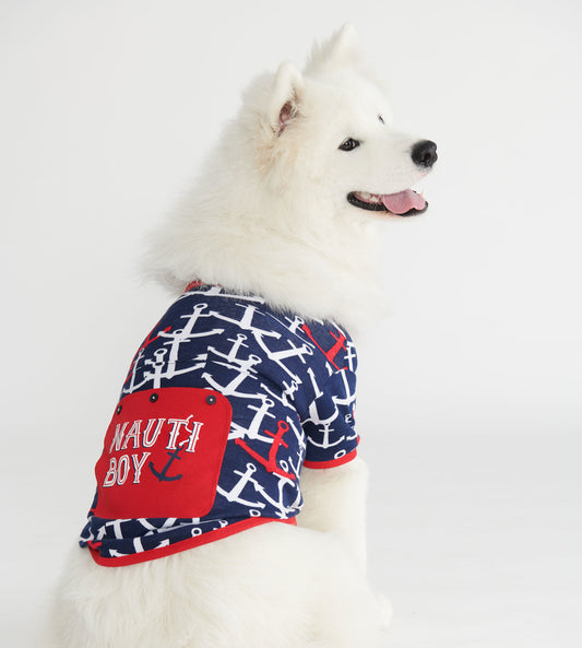 Nautical Anchors Dog Tee