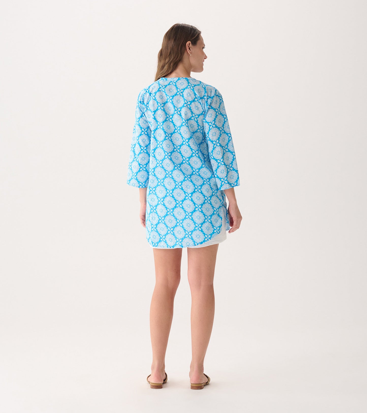 Women's Gradient Flowers Delray Beach Tunic