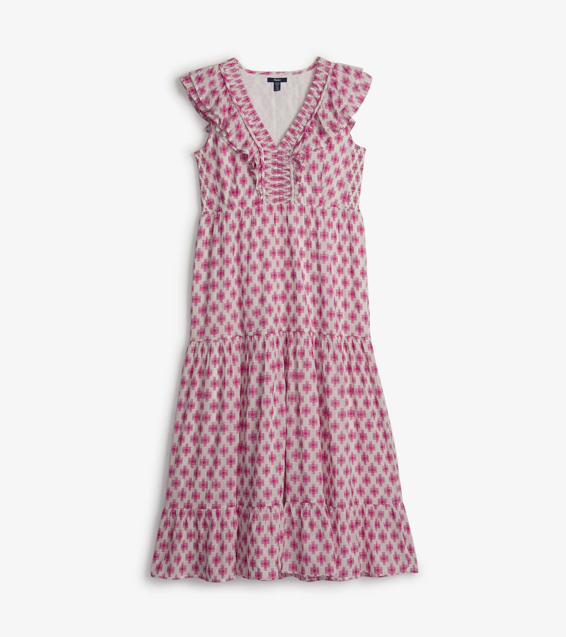 aria tiered midi dress Aria Floral Tiered Ruffle Midi Dress Blue