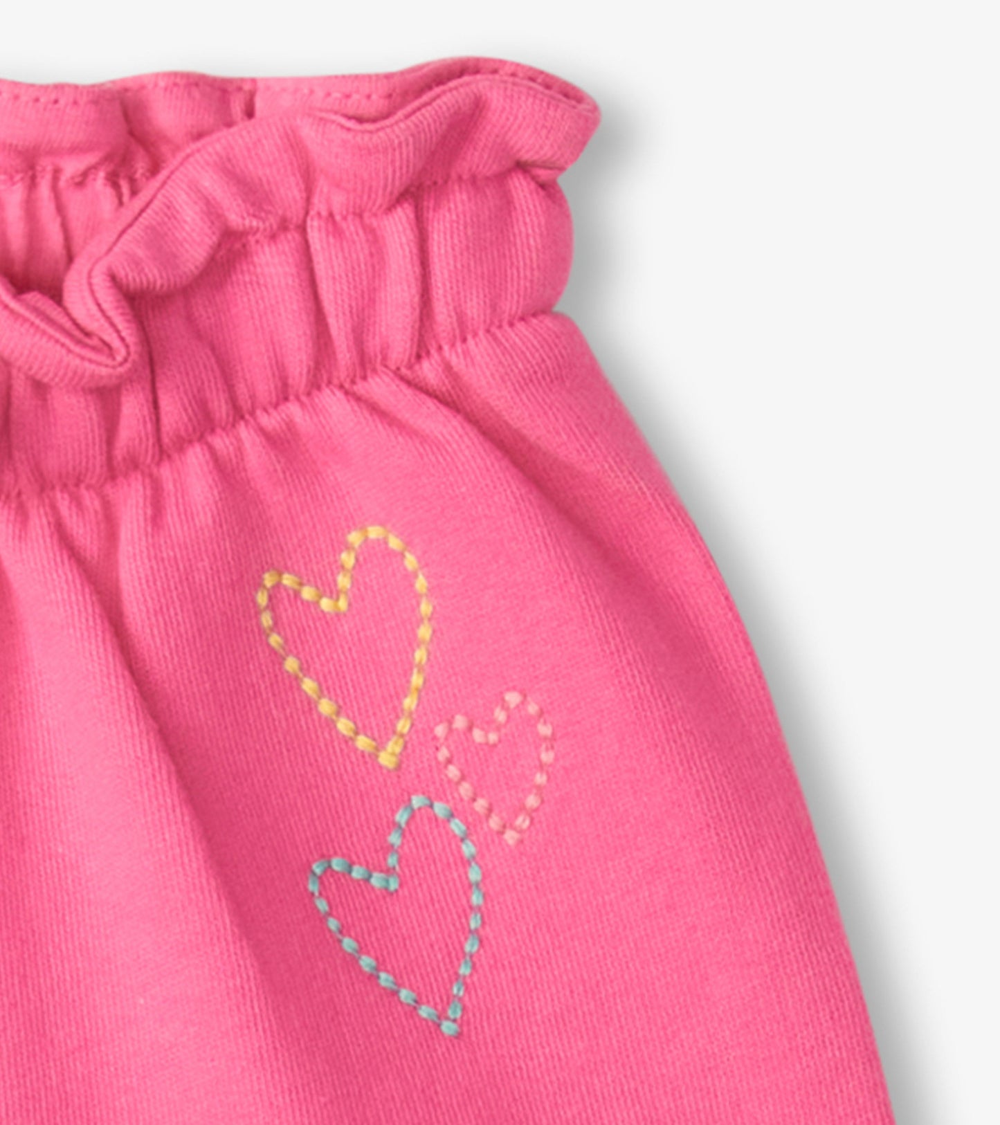 Baby & Toddler Girls Pink Paper Bag Shorts