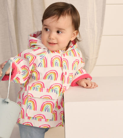 Pretty Rainbows Baby Raincoat