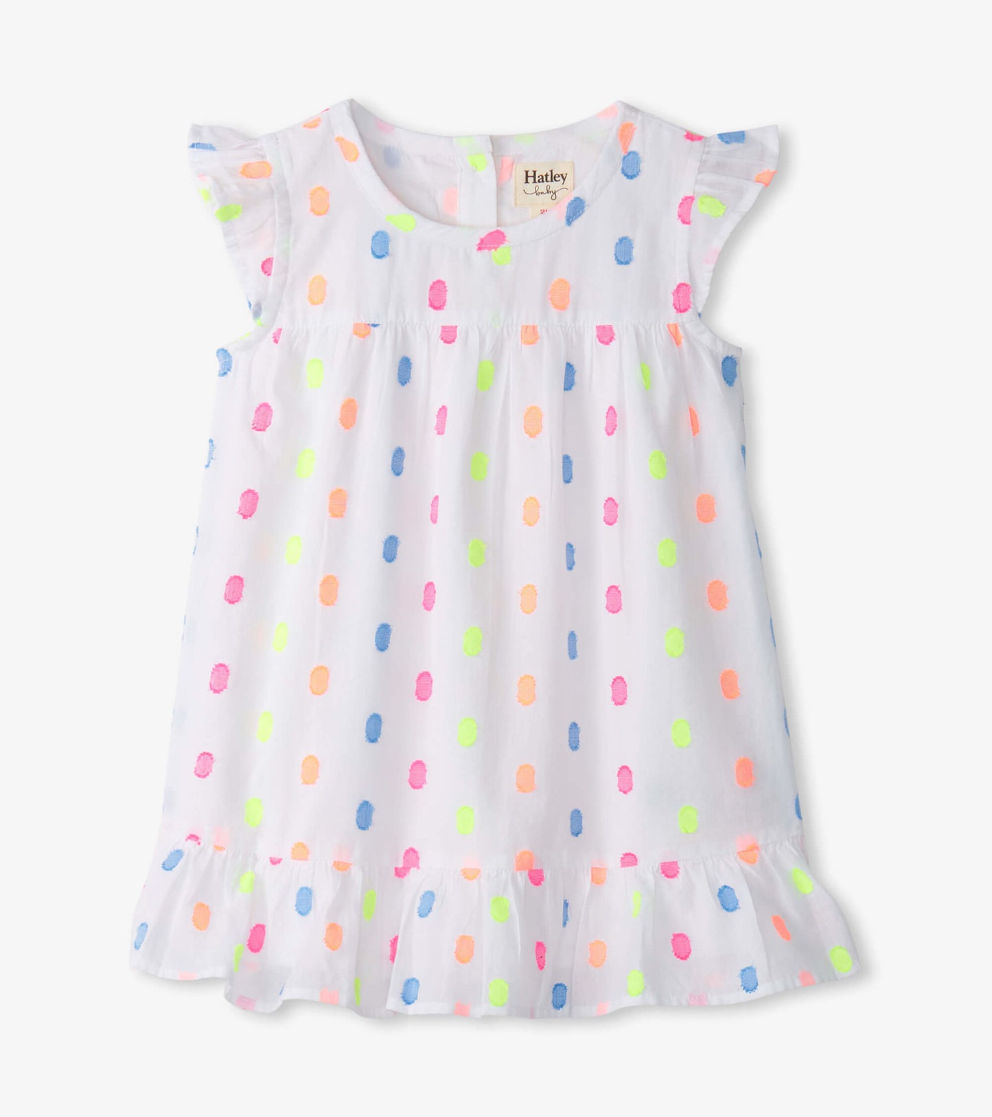 Baby & Toddler Girls Summer Dots Flounce Dress