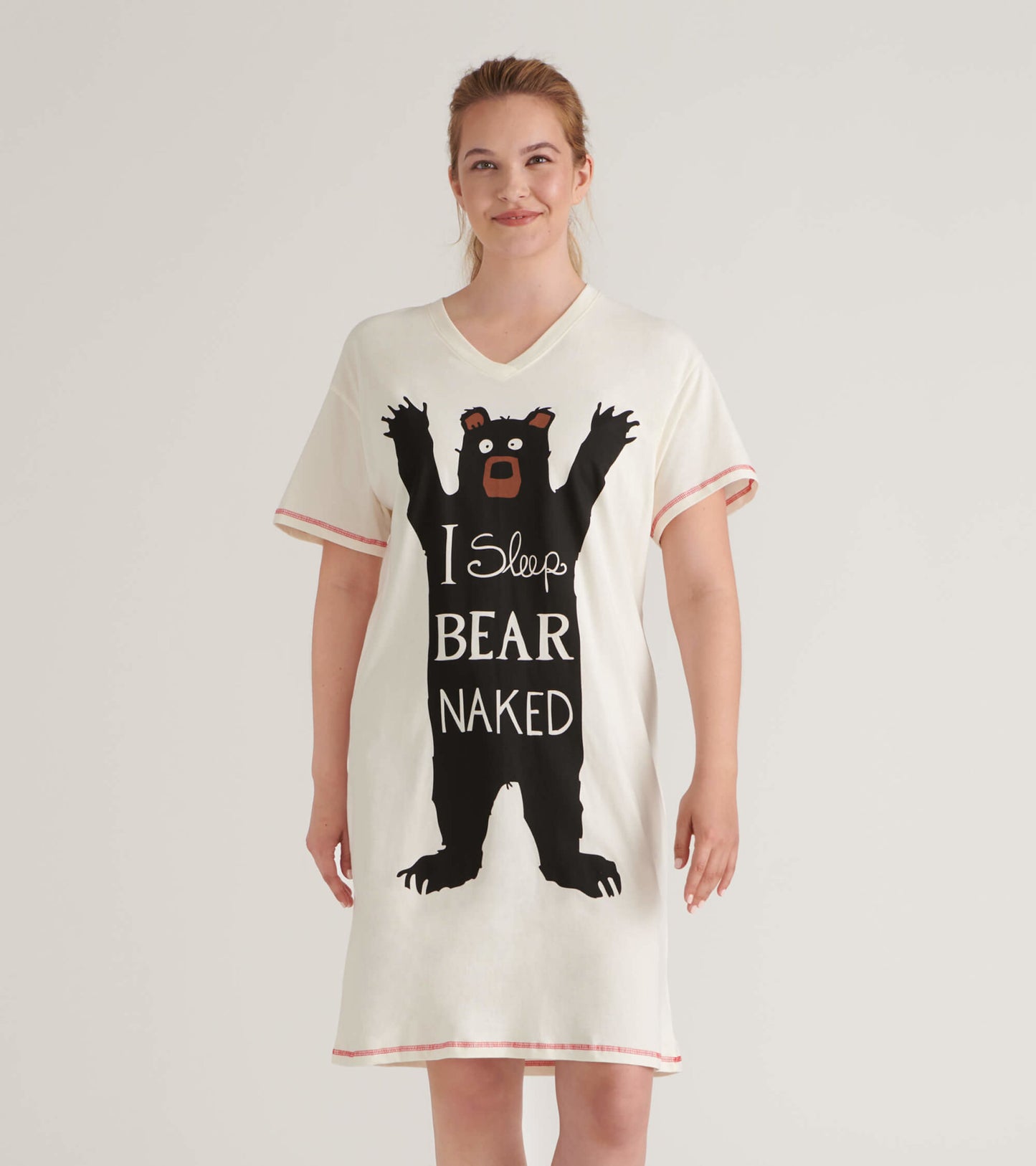 I Sleep Bear Naked Women's Sleepshirt