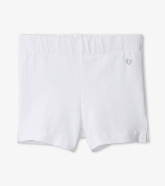 Girls White Summer Shorts