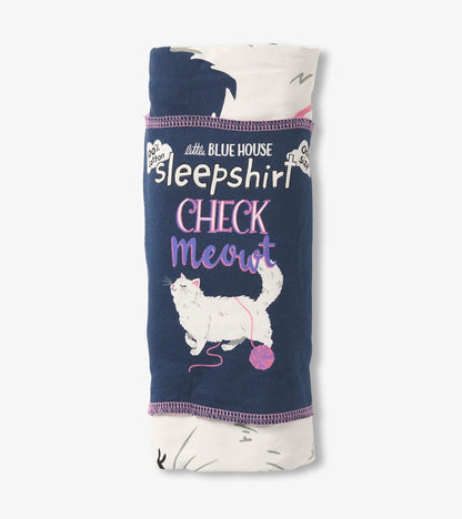 Check Meowt Women's Sleepshirt