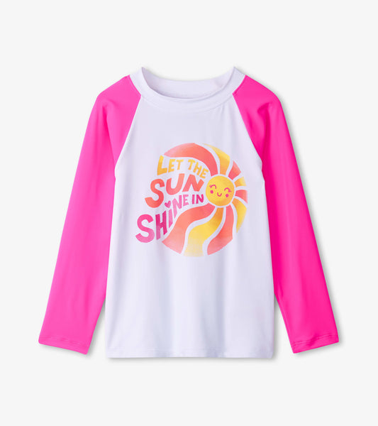 Girls Sunshine Long Sleeve Rashguard