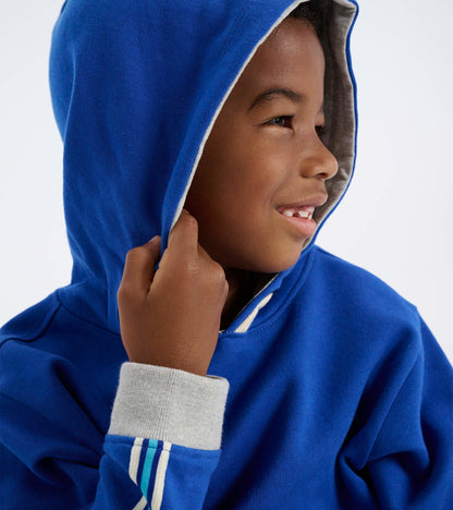 Boys Blue Pullover Terry Sweatshirt