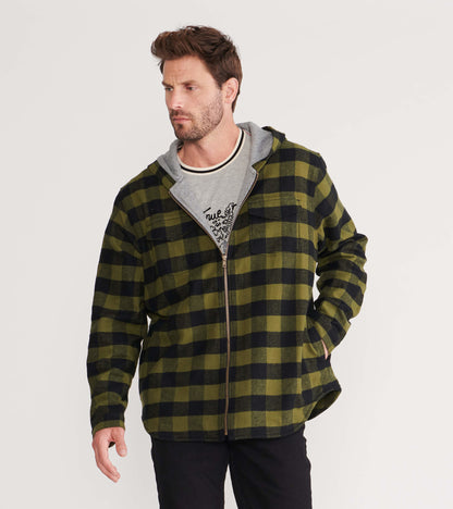 Forest Plaid Men's Heritage Flannel Jacket