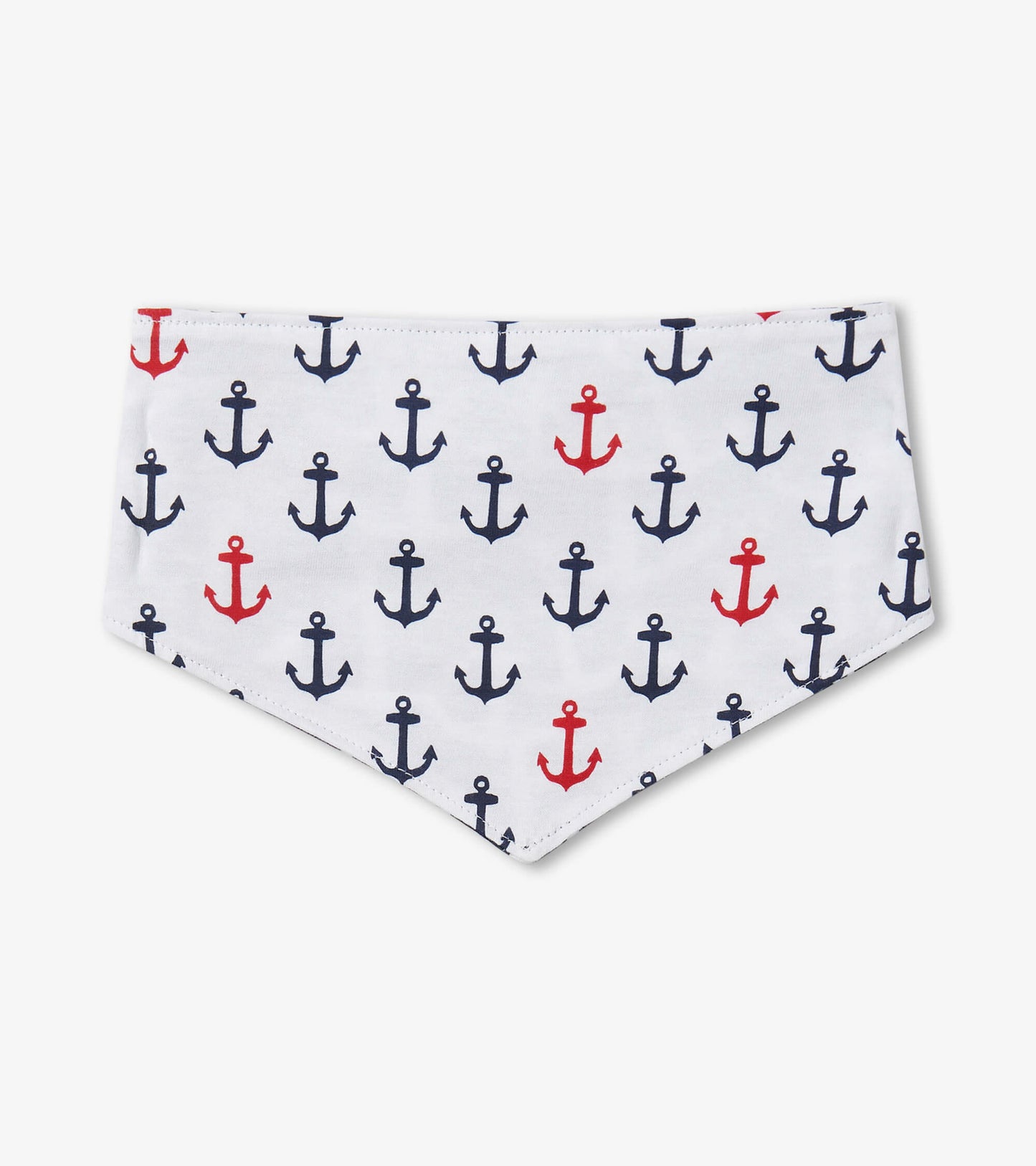 Nautical Anchors Reversible Dog Bandana