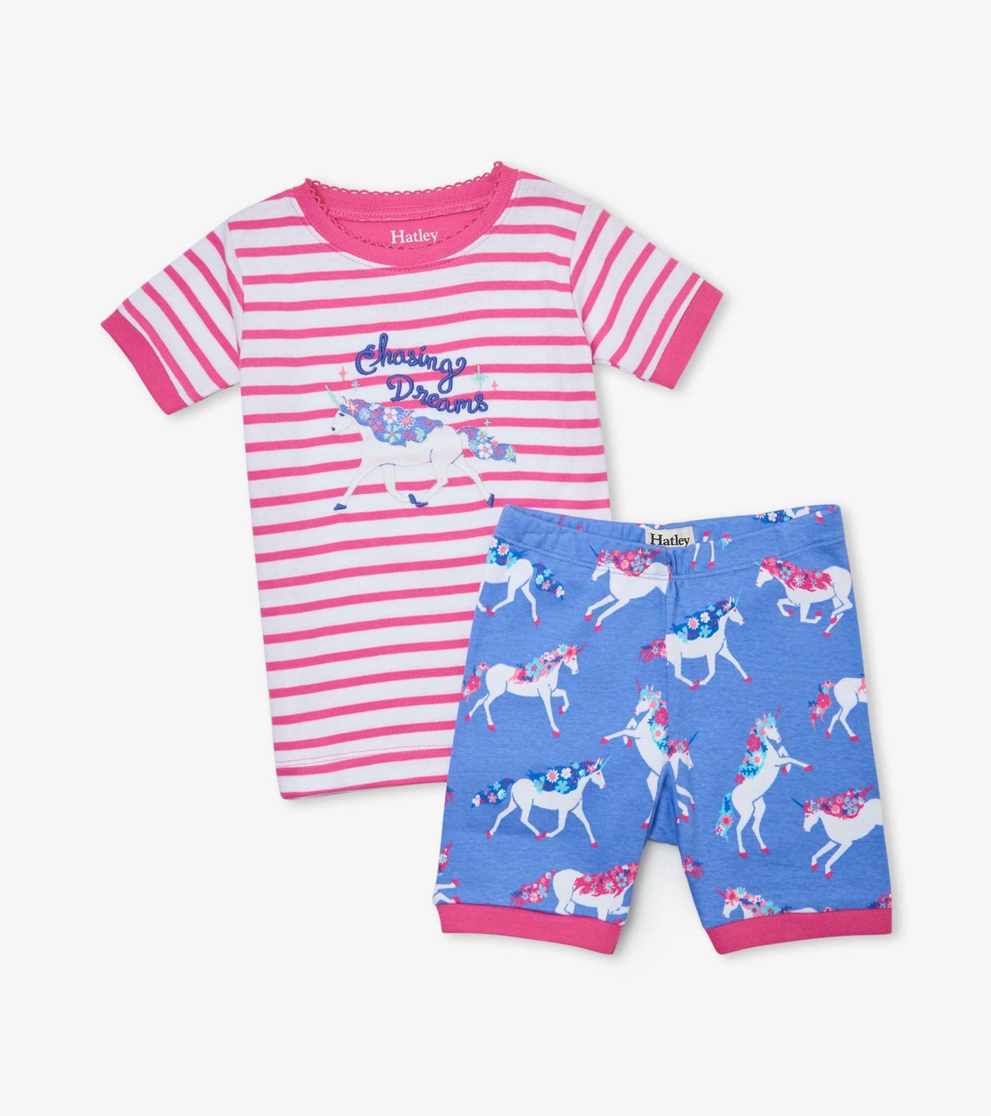 Dreamy Unicorns Organic Cotton Short Pajama Set