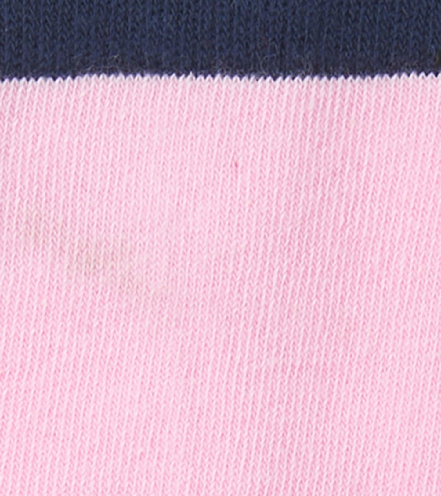 Kids Pink & Navy Crew Socks