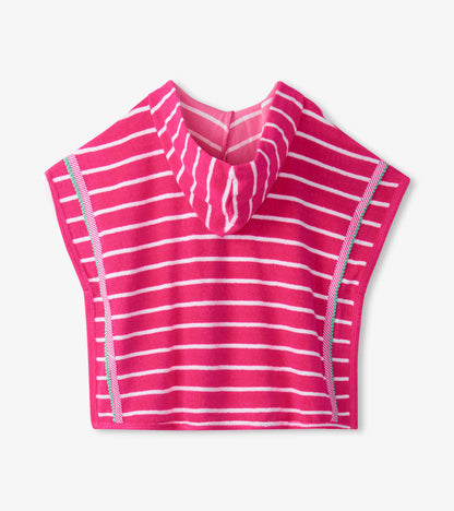 Girls Pink Paradise Hooded Cover-Up