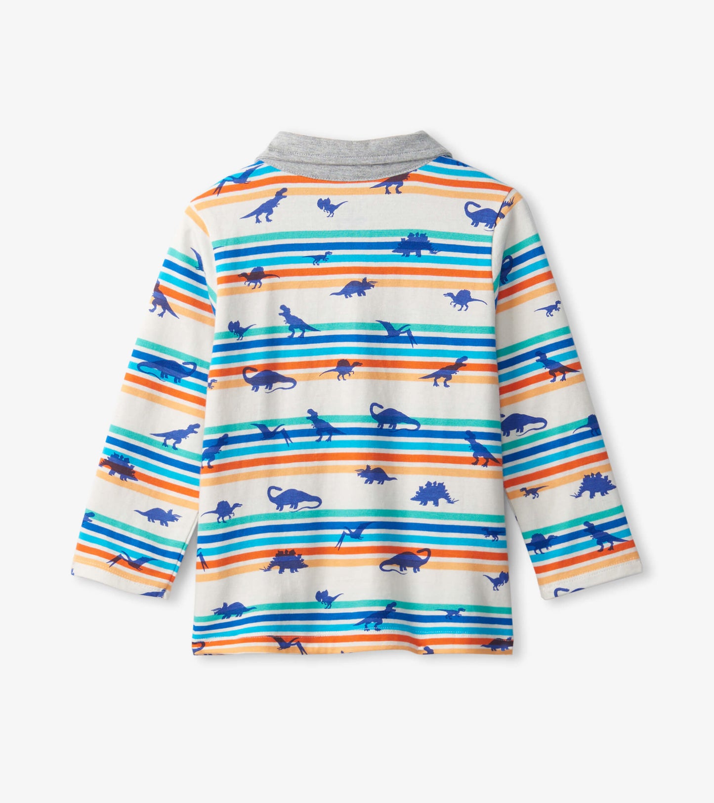 Mini Dinos Long Sleeve Polo T-Shirt