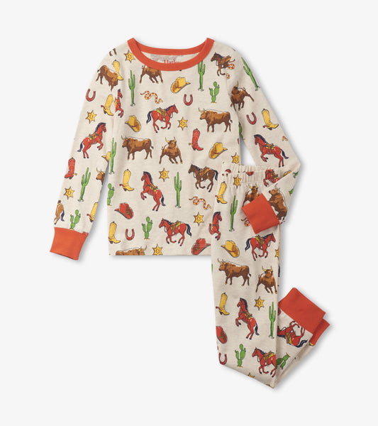 Boys Vintage Rodeo Pajama Set