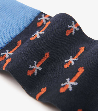 Mini Canoes Men's Crew Socks