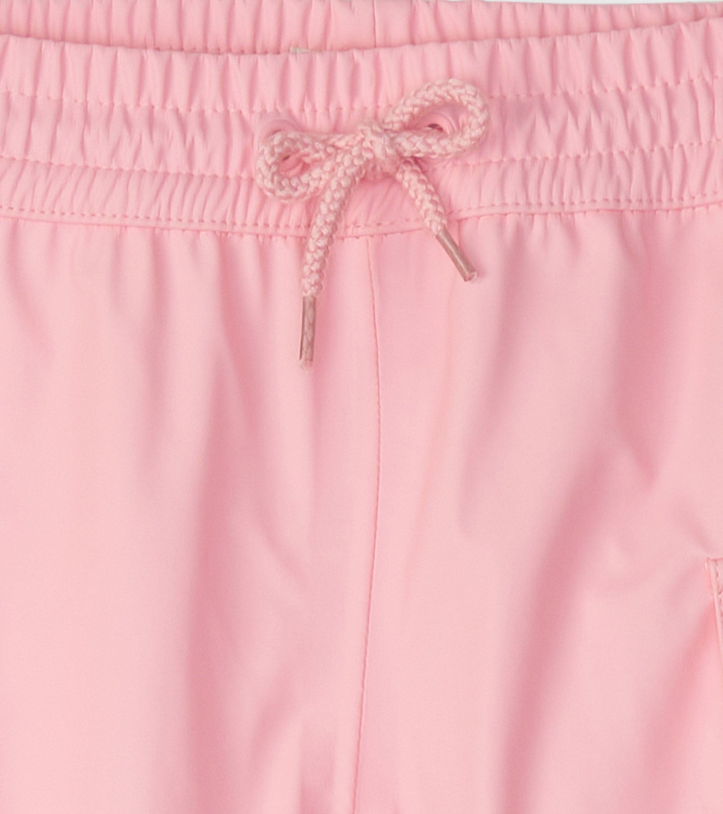 Classic Pink Kids Rain Pants