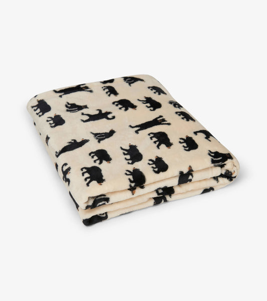 Black Bears Fleece Blanket