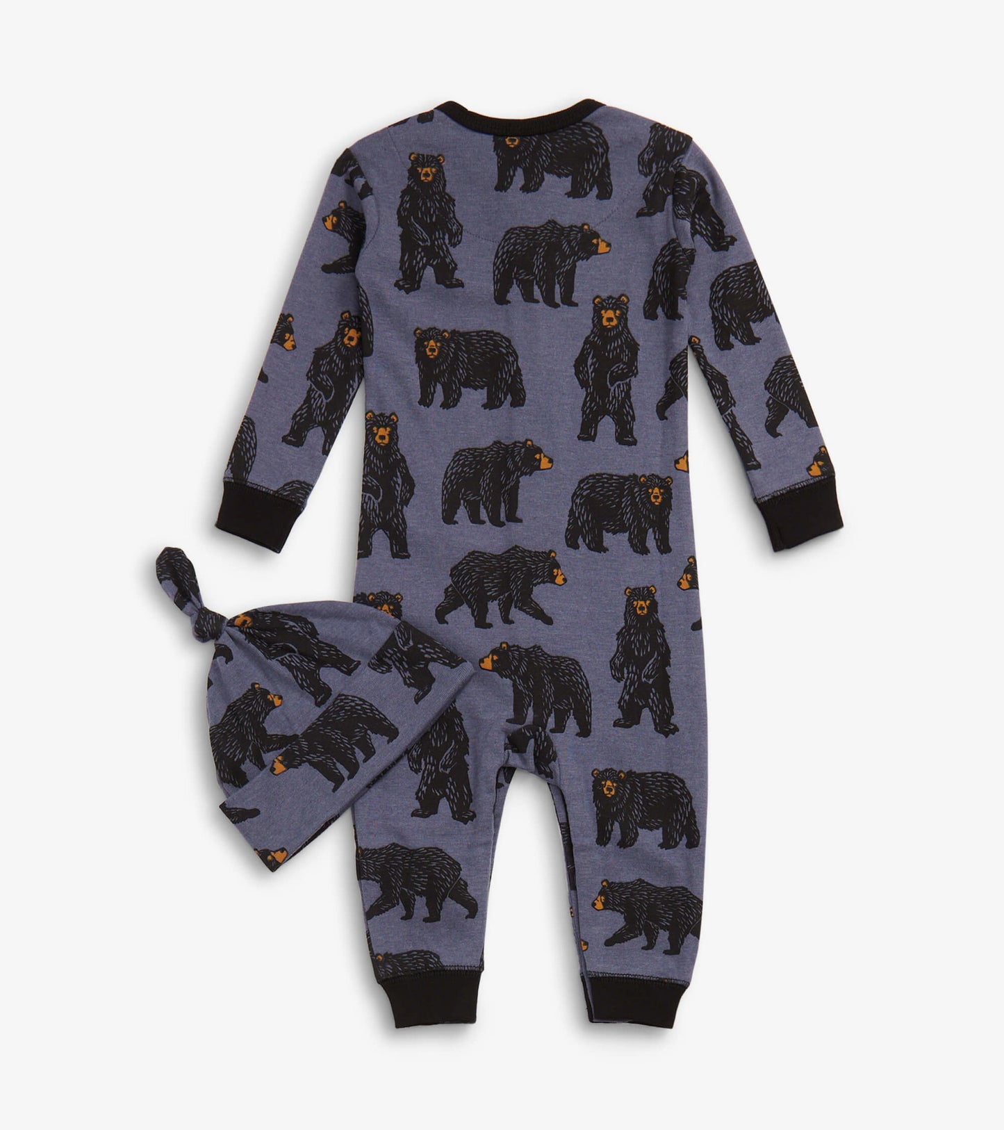 Wild Bears Baby Sleeper & Hat