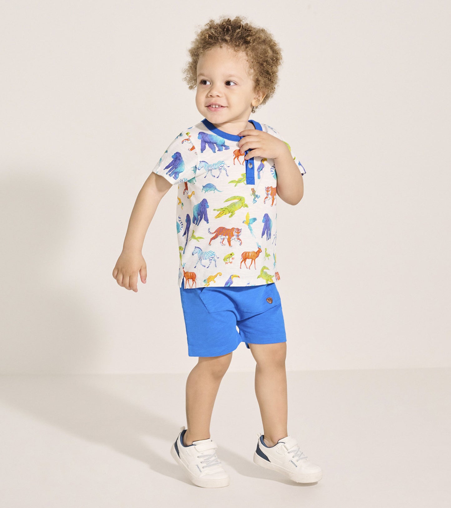 Baby & Toddler Boys Painted Jungle Henley