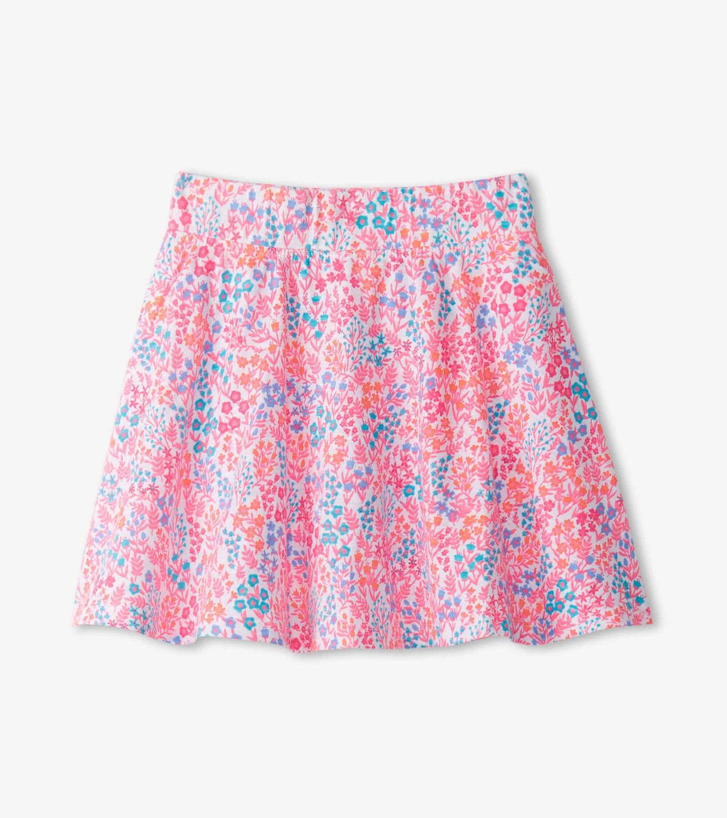 Girls Ditsy Floral Floaty Skort