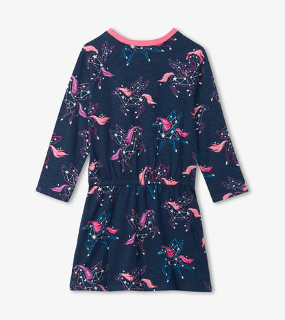 Pegasus Constellations Drop Waist Dress