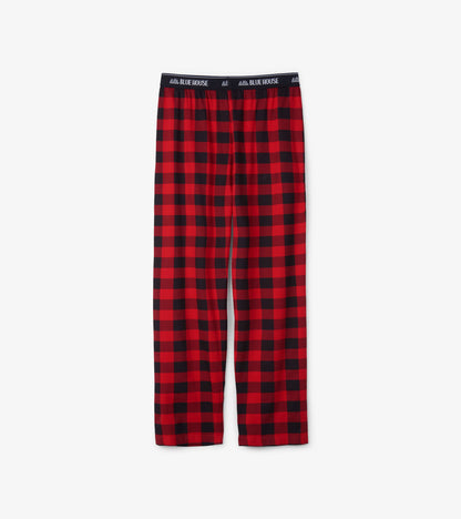 Buffalo Plaid Men's Jersey Pajama Pants