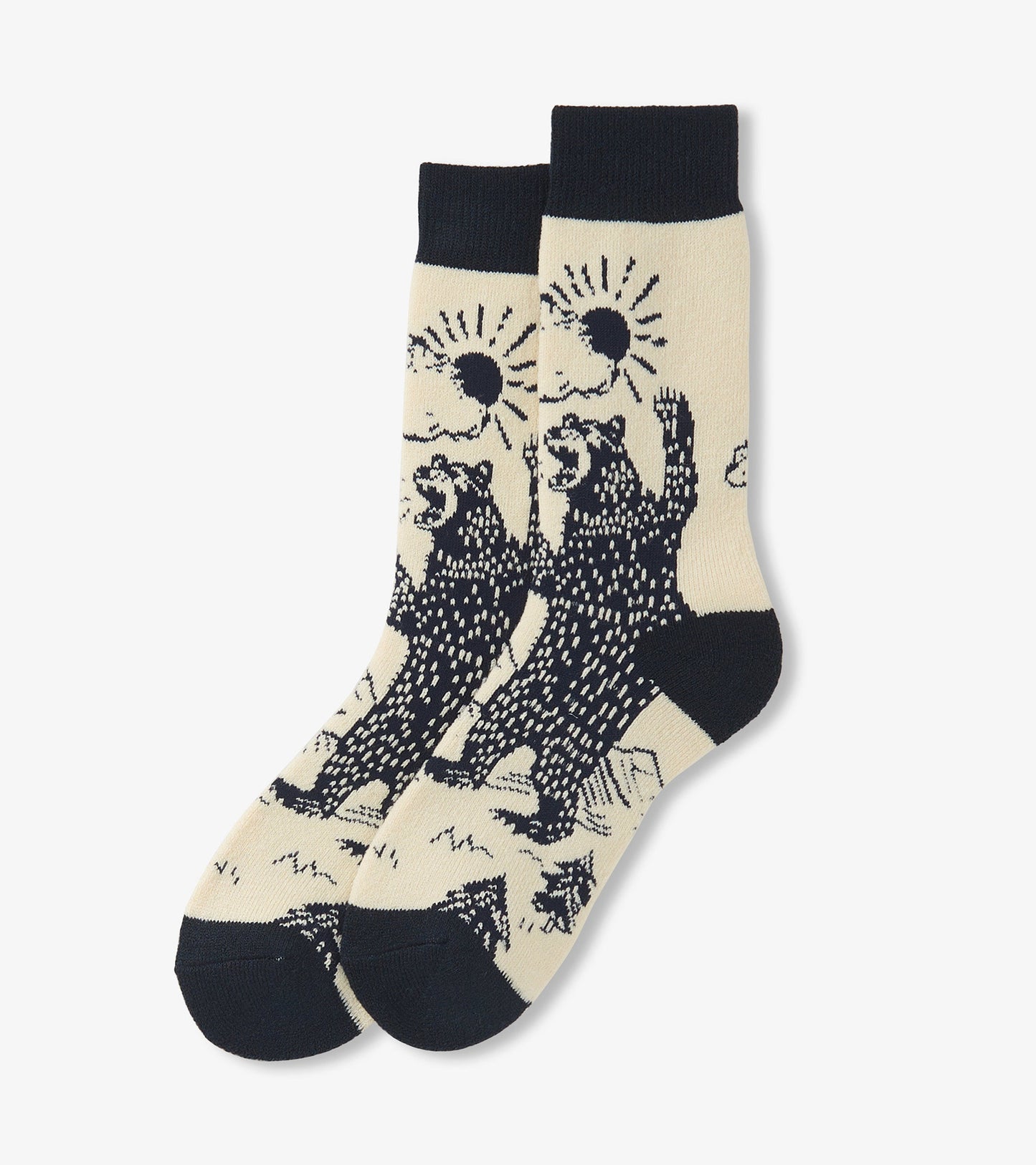 Grizzly Bear Cozy Socks