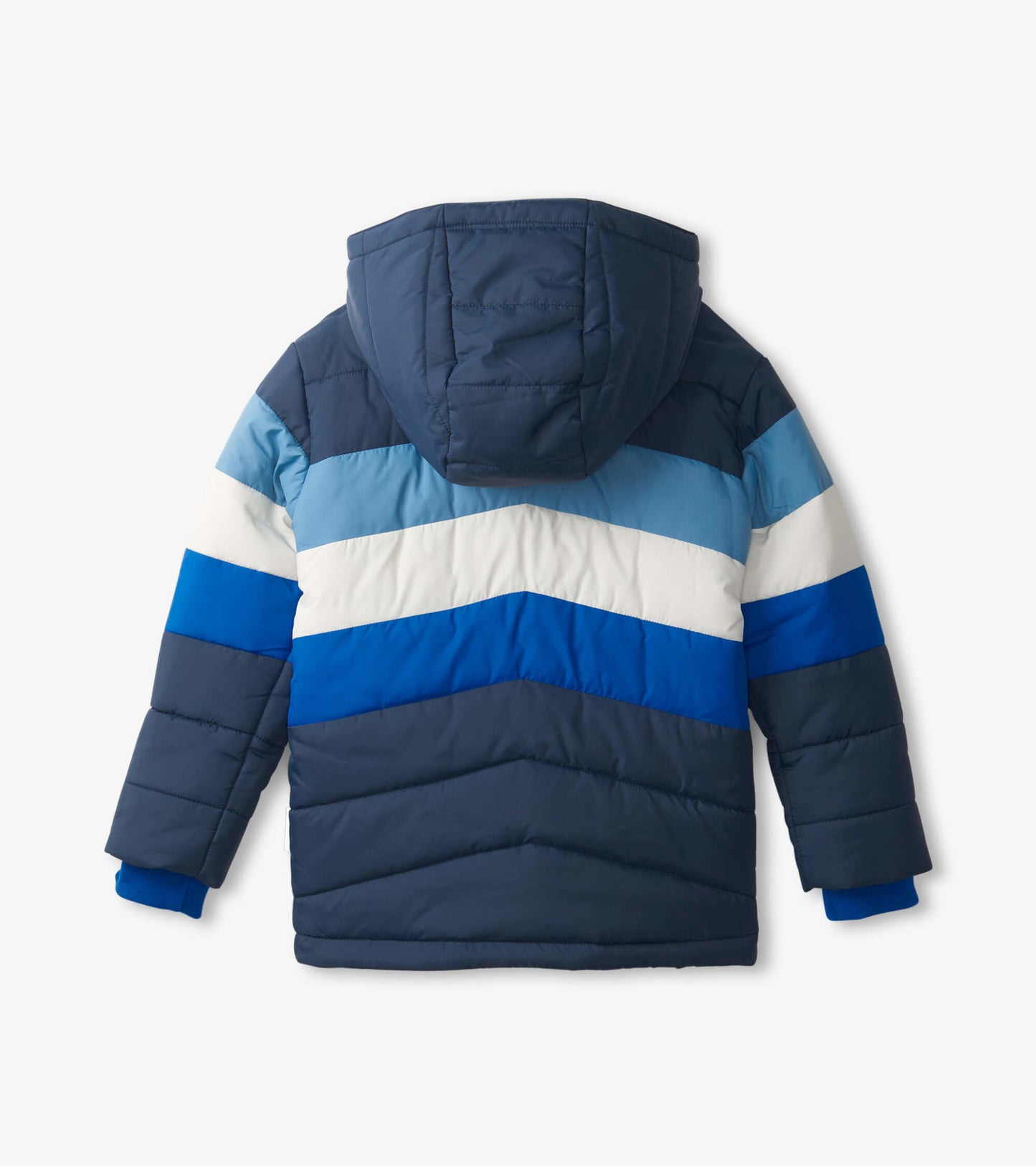 Black & Blue Kids Puffer Jacket