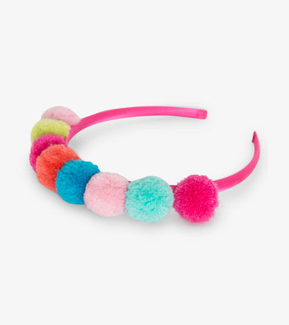 Pom Pom Crown Headband